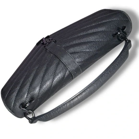 Saint Laurent College Medium Flap YSL Shoulder Bag Quilted black Leather 🔥SALE🔥 - Picture 15 of 15